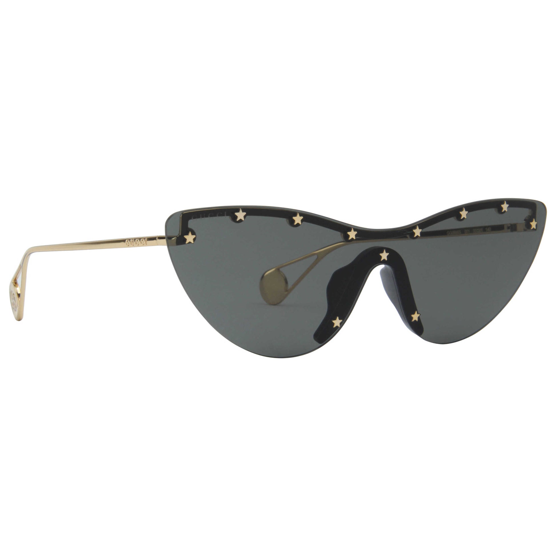 Front view of Gucci Fashion Men's Sunglasses GG0666S-001-99