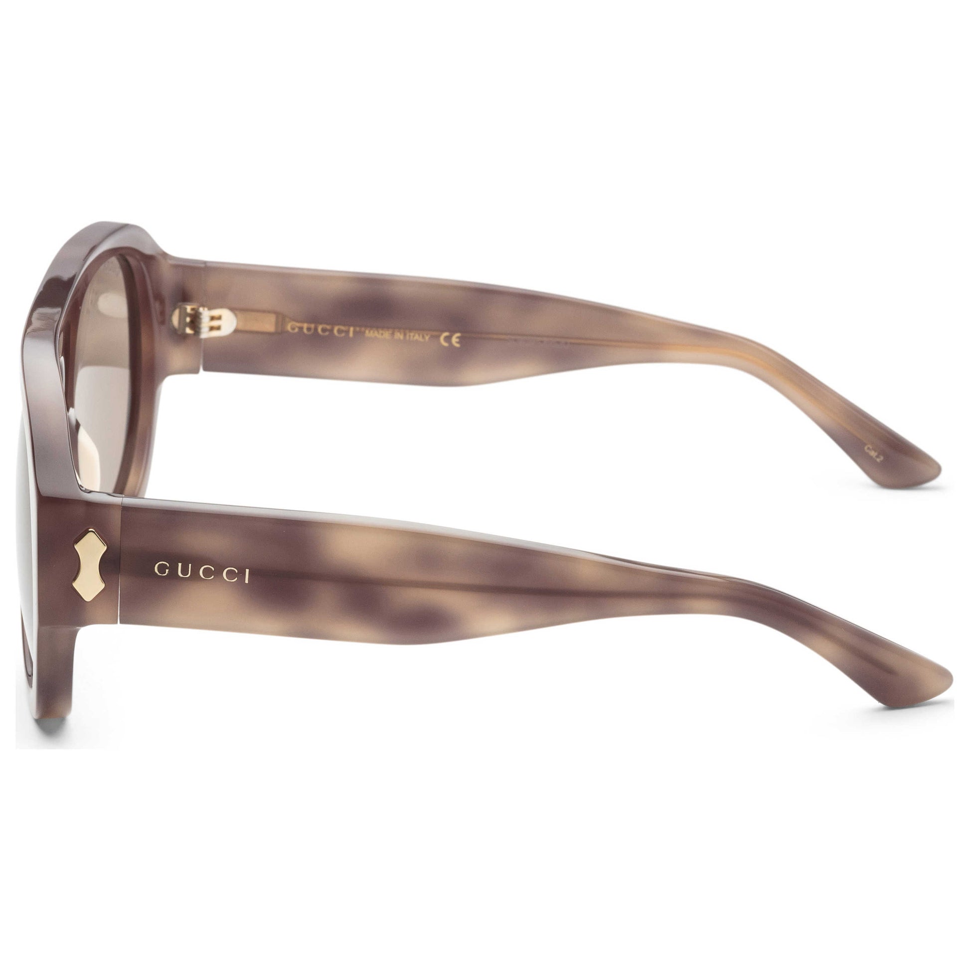 Left view of Gucci Novelty Men's Sunglasses GG0668S-30008584003