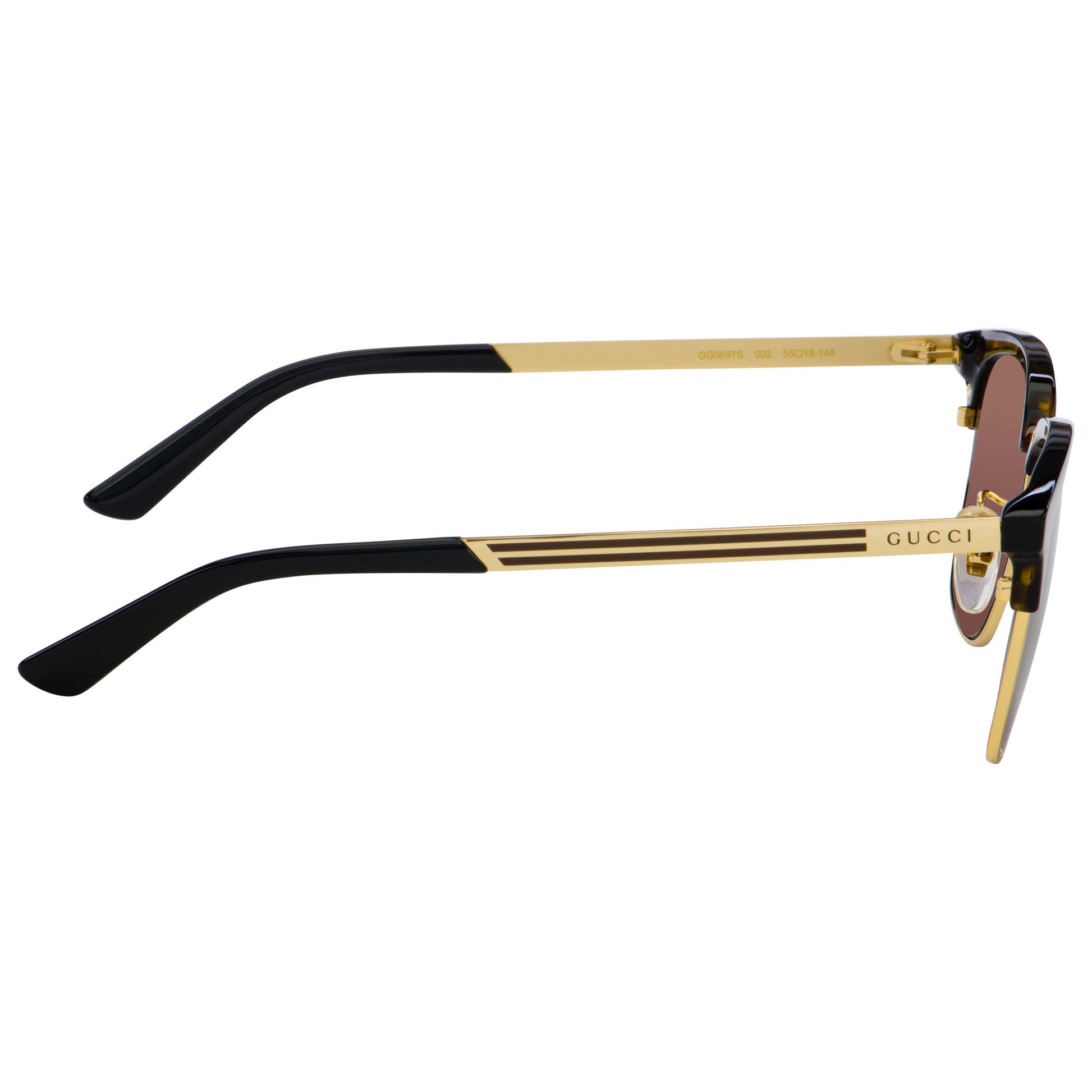Left view of Gucci Fashion Men's Sunglasses GG0697S-002
