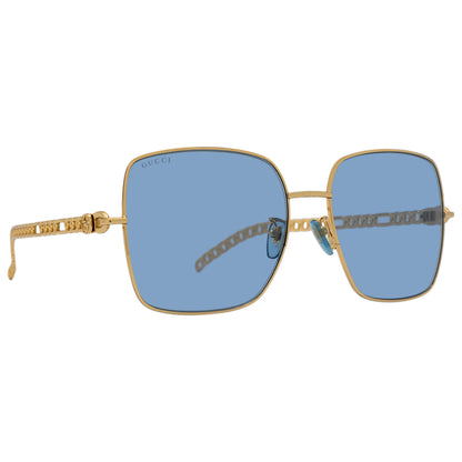 Front view of Gucci Fashion Men's Sunglasses GG0724S-004-61