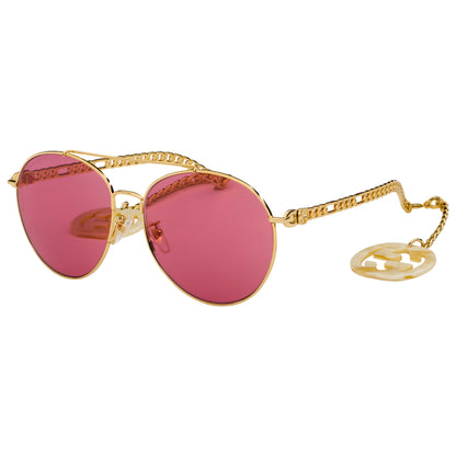 Front view of Gucci Fashion Women's Sunglasses GG0725S-003