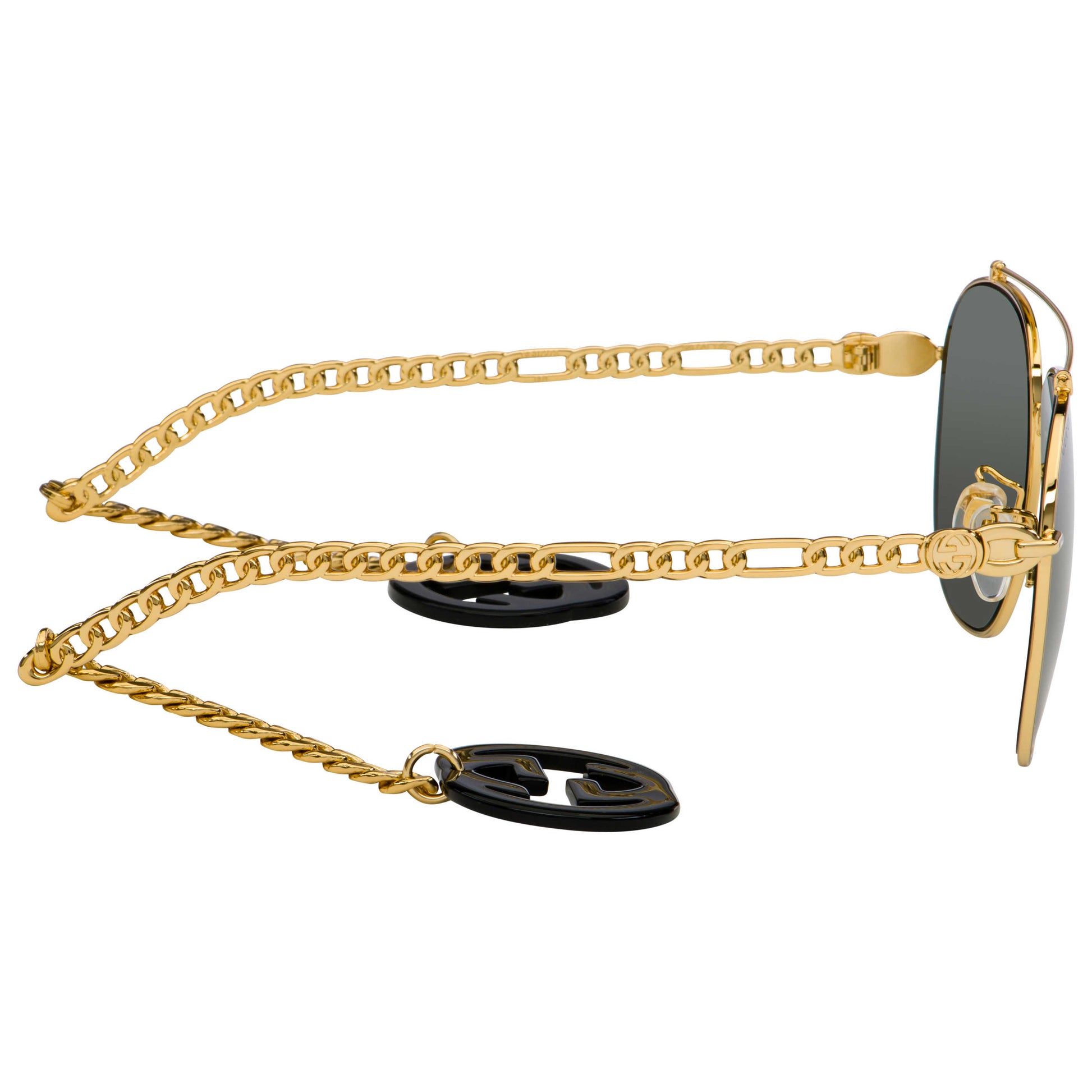 Left view of Gucci Fashion Women's Sunglasses GG0727S-001