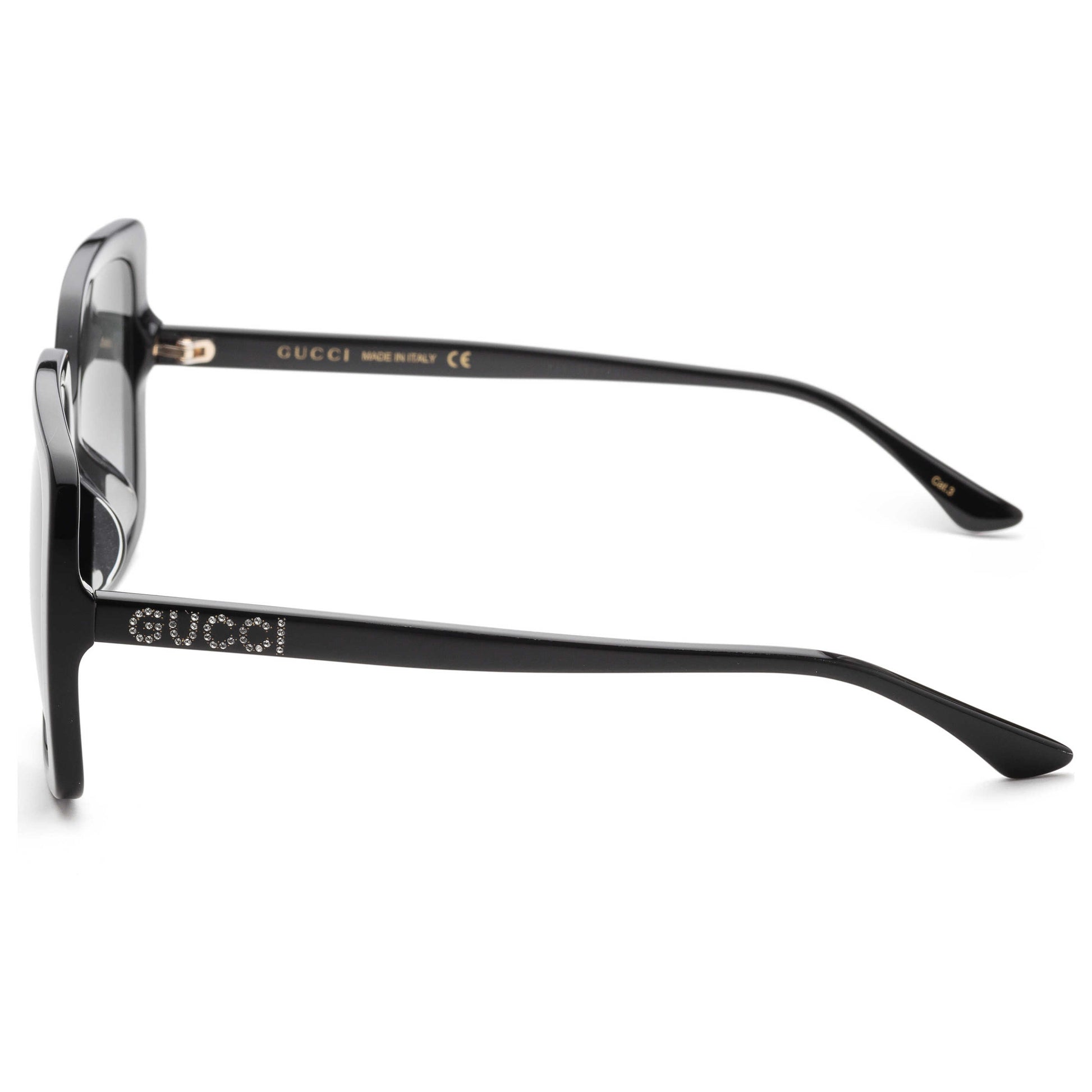 Left view of Gucci Fashion Women's Sunglasses GG0728SA-001
