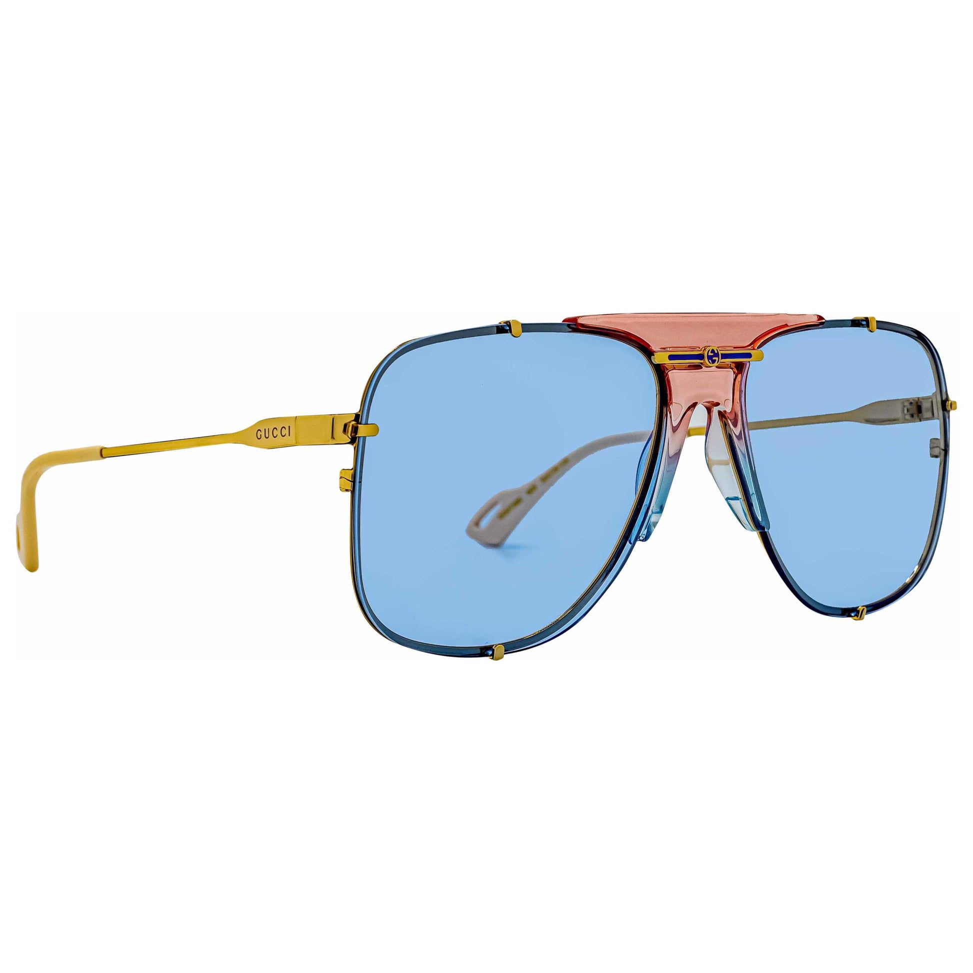 Front view of Gucci Fashion Men's Sunglasses GG0739S-005-63