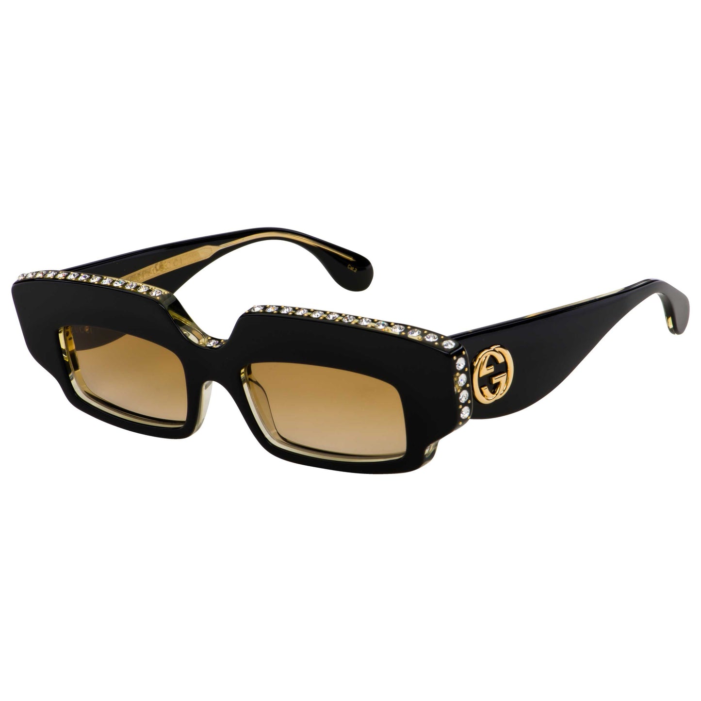 Front view of Gucci Fashion Women's Sunglasses GG0782S-001