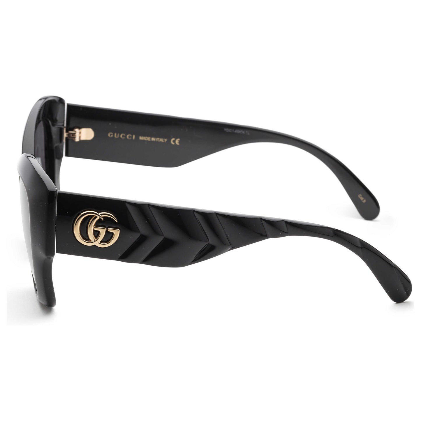 Left view of Gucci Fashion Women's Sunglasses GG0808S-001