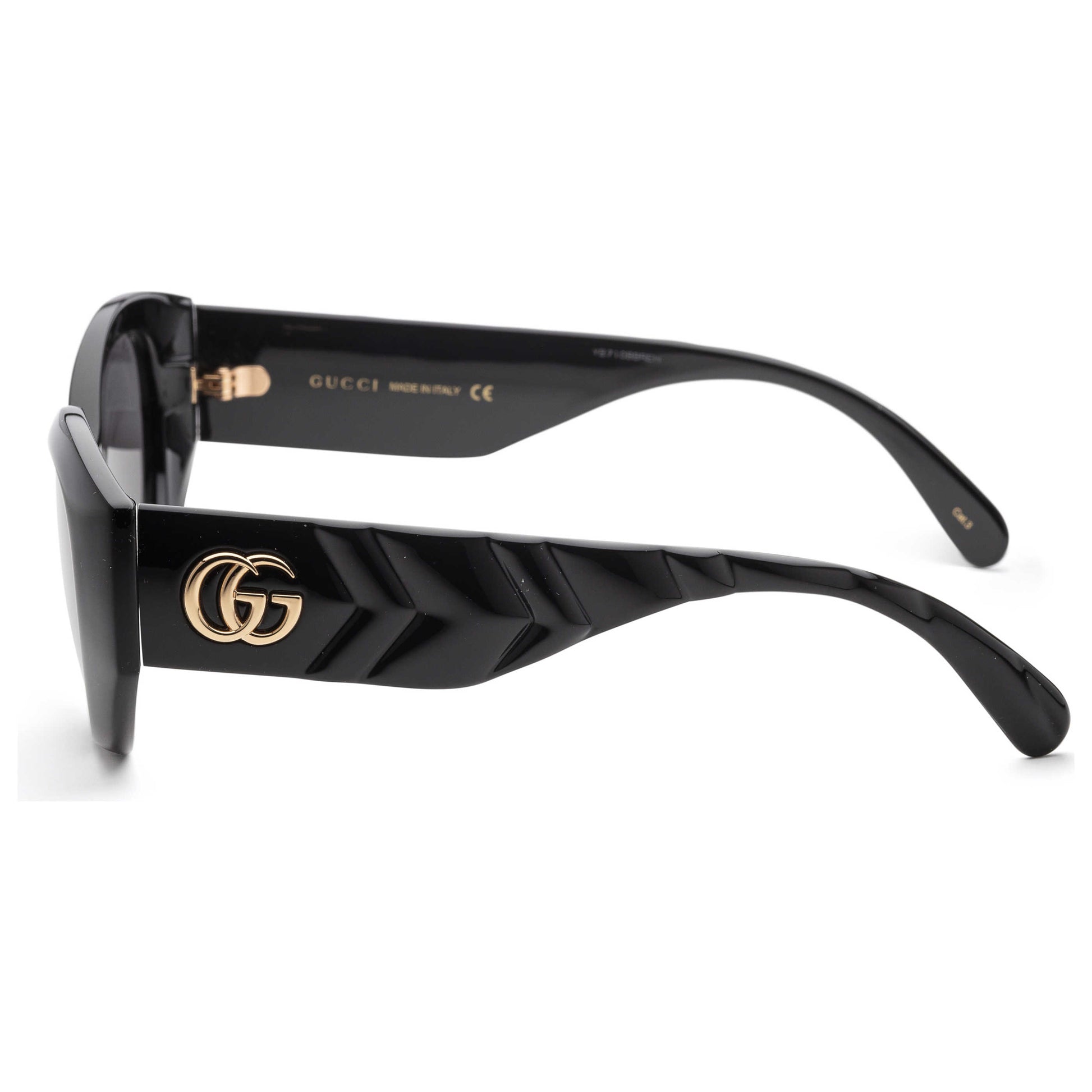 Left view of Gucci Fashion Women's Sunglasses GG0809S-001