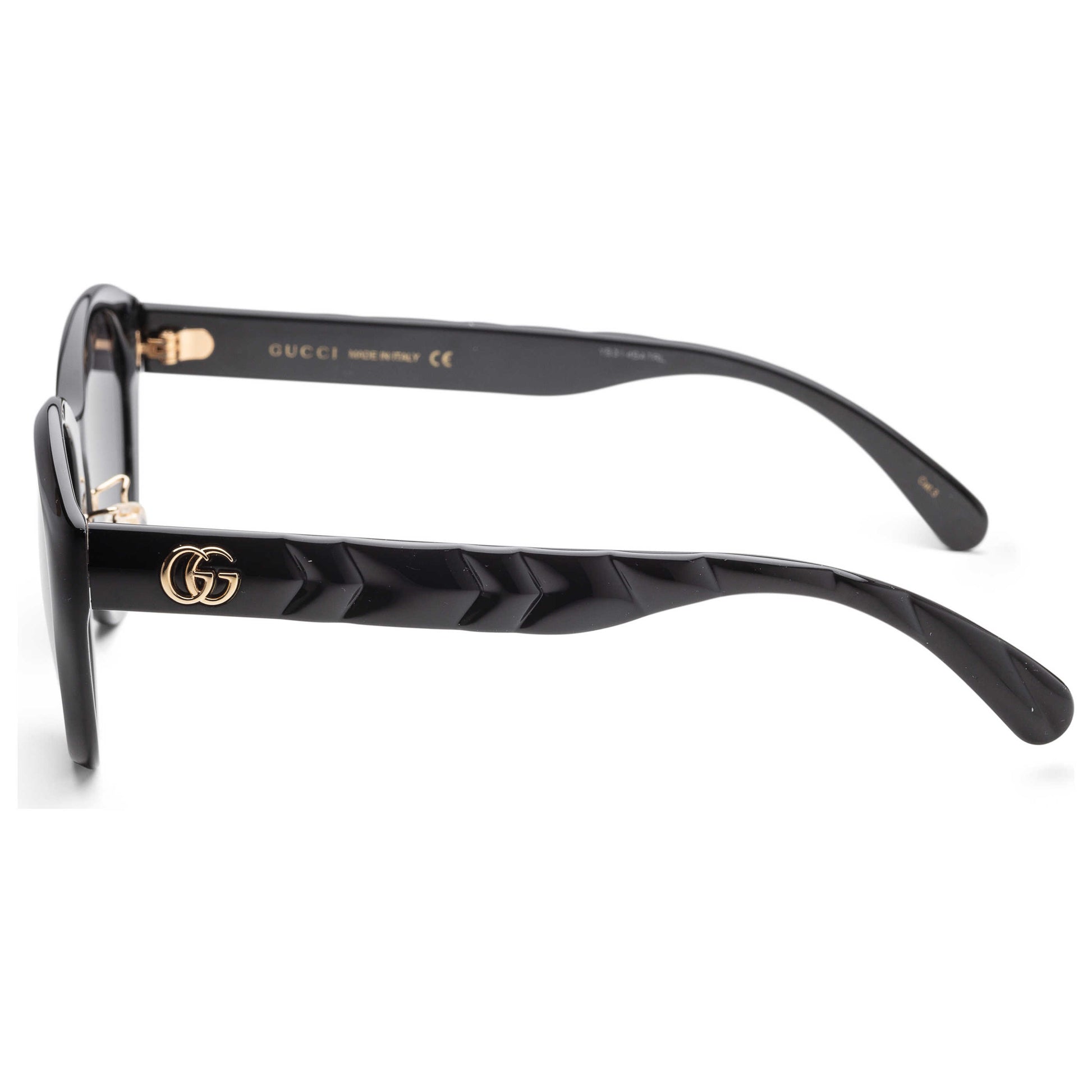 Left view of Gucci Fashion Women's Sunglasses GG0814SK-001
