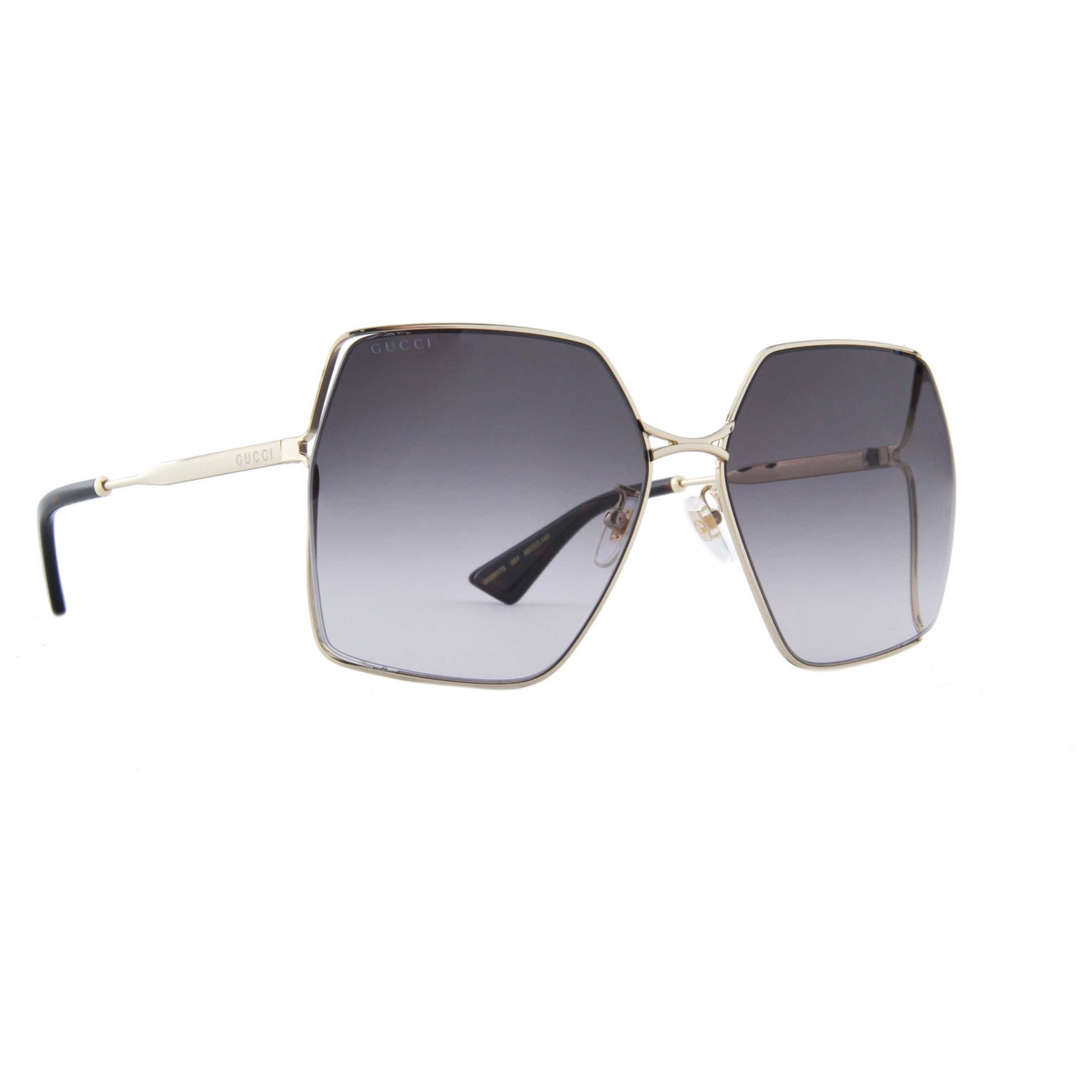 Front view of Gucci Fashion Men's Sunglasses GG0817S-001-65