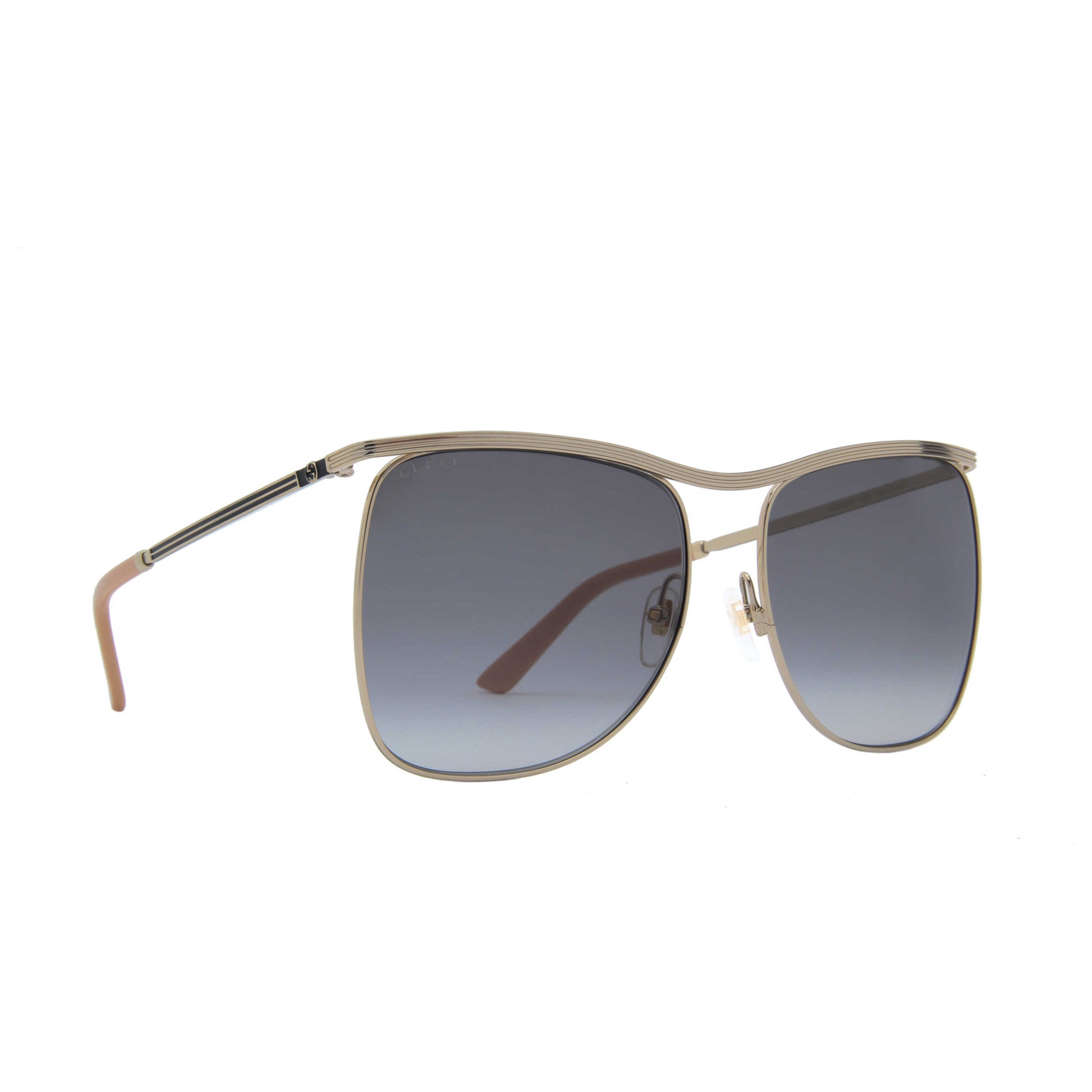 Front view of Gucci Fashion Men's Sunglasses GG0820S-001-63