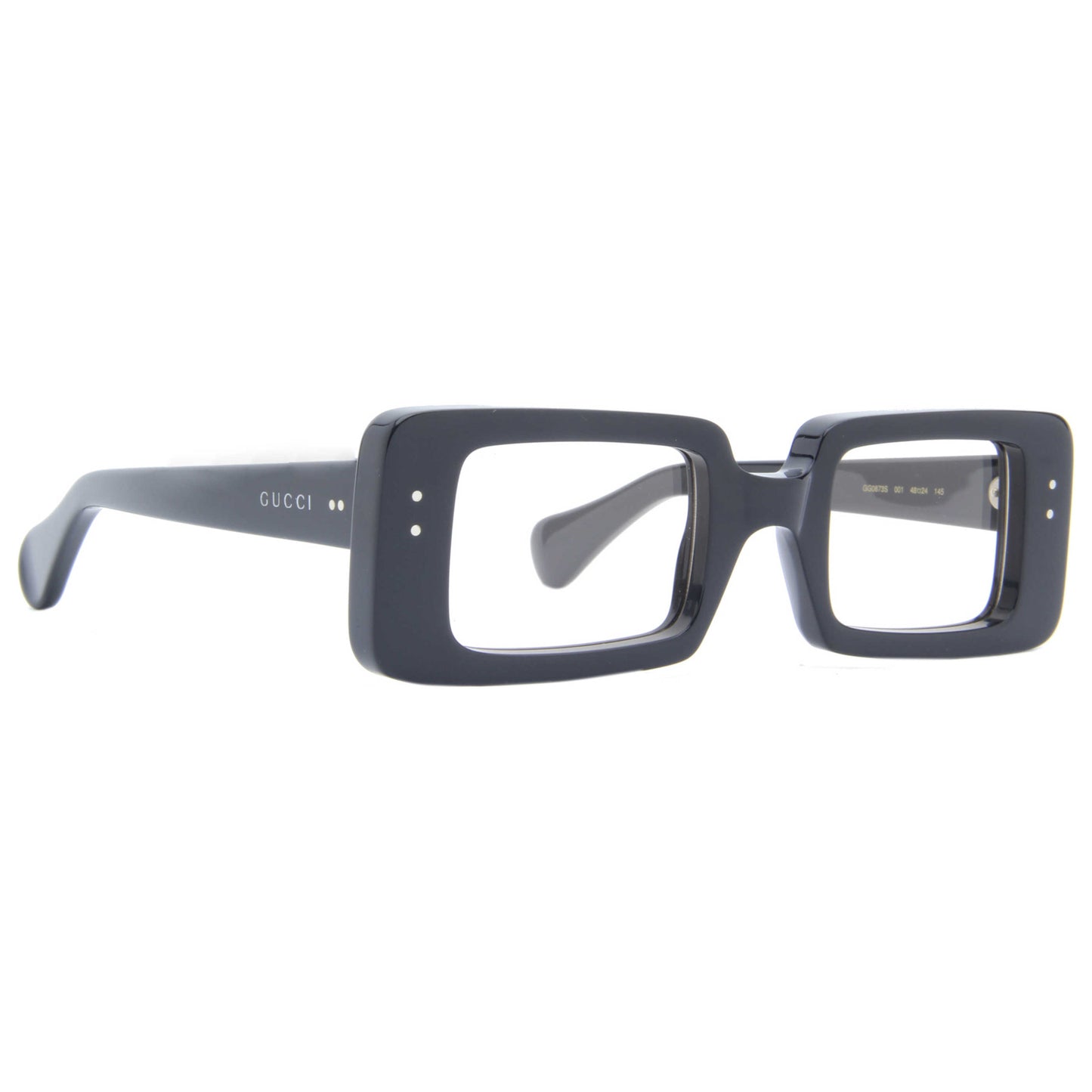 Front view of Gucci Fashion Men's Sunglasses GG0873S-001-48