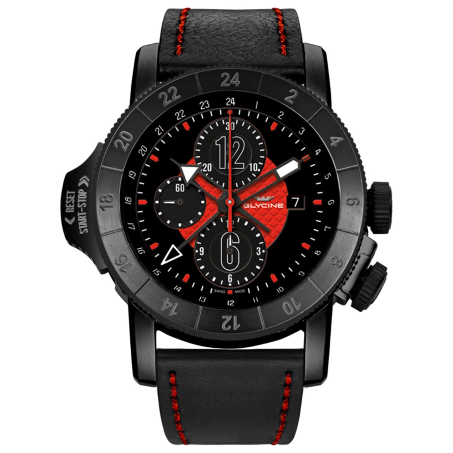 Front view of Glycine Airman Airfighter Men's Automatic Watch GL0050