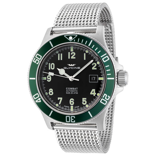 Front view of Glycine Combat Sub Men's Automatic Watch GL0091