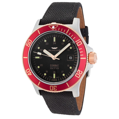 Front view of Glycine Combat Sub 42 Men's Automatic Watch GL0092