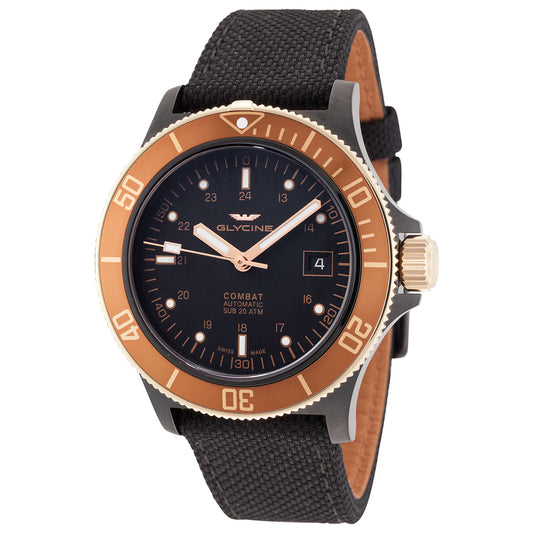 Front view of Glycine Combat Sub 42 Men's Automatic Watch GL0093