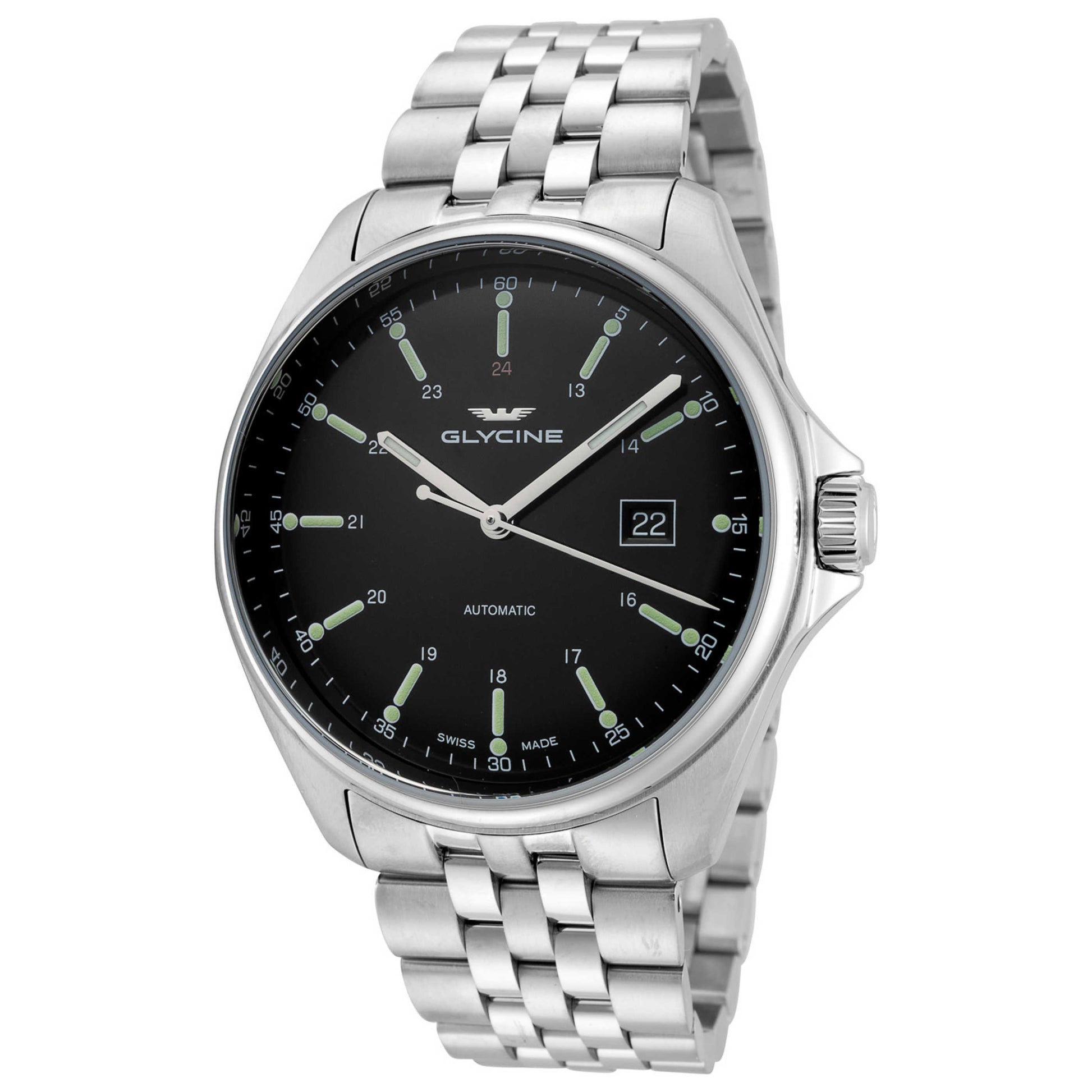 Front view of Glycine Combat 6 Classic Men's Automatic Watch GL0101