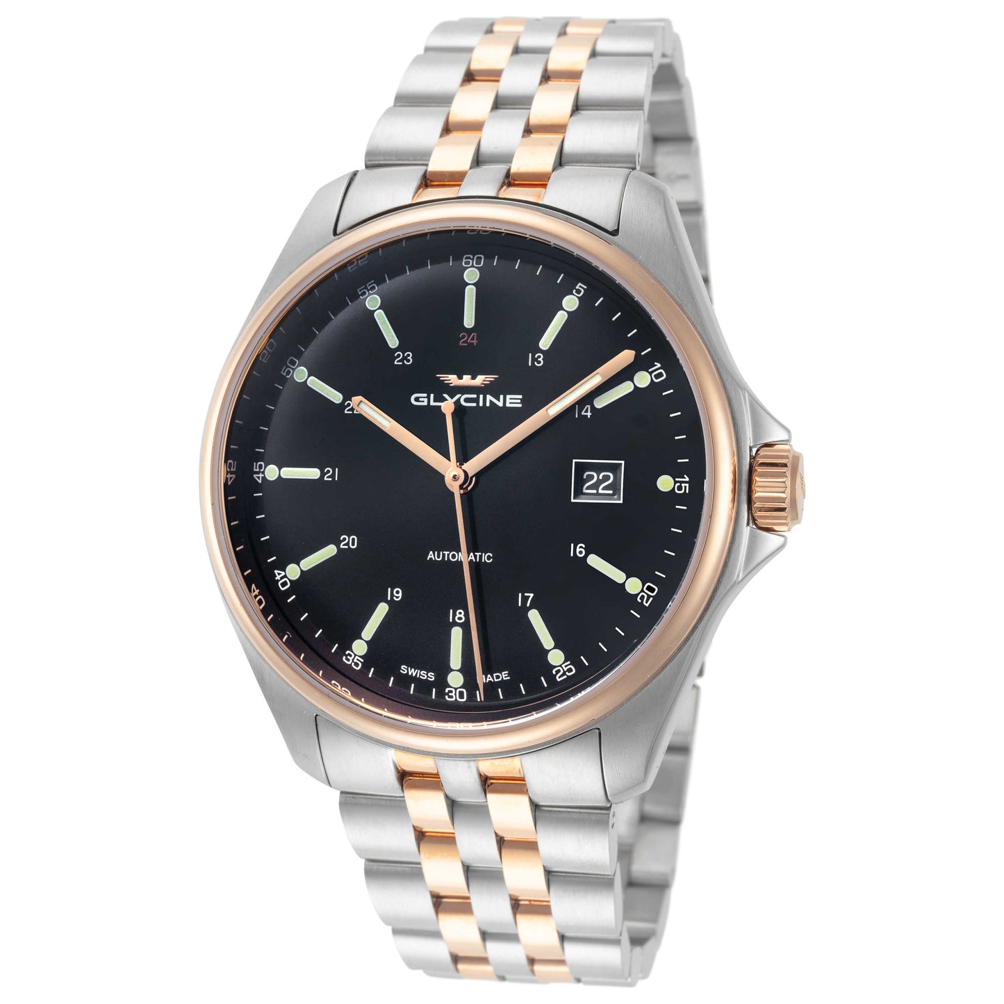 Front view of Glycine Combat 6 Classic Men's Automatic Watch GL0103