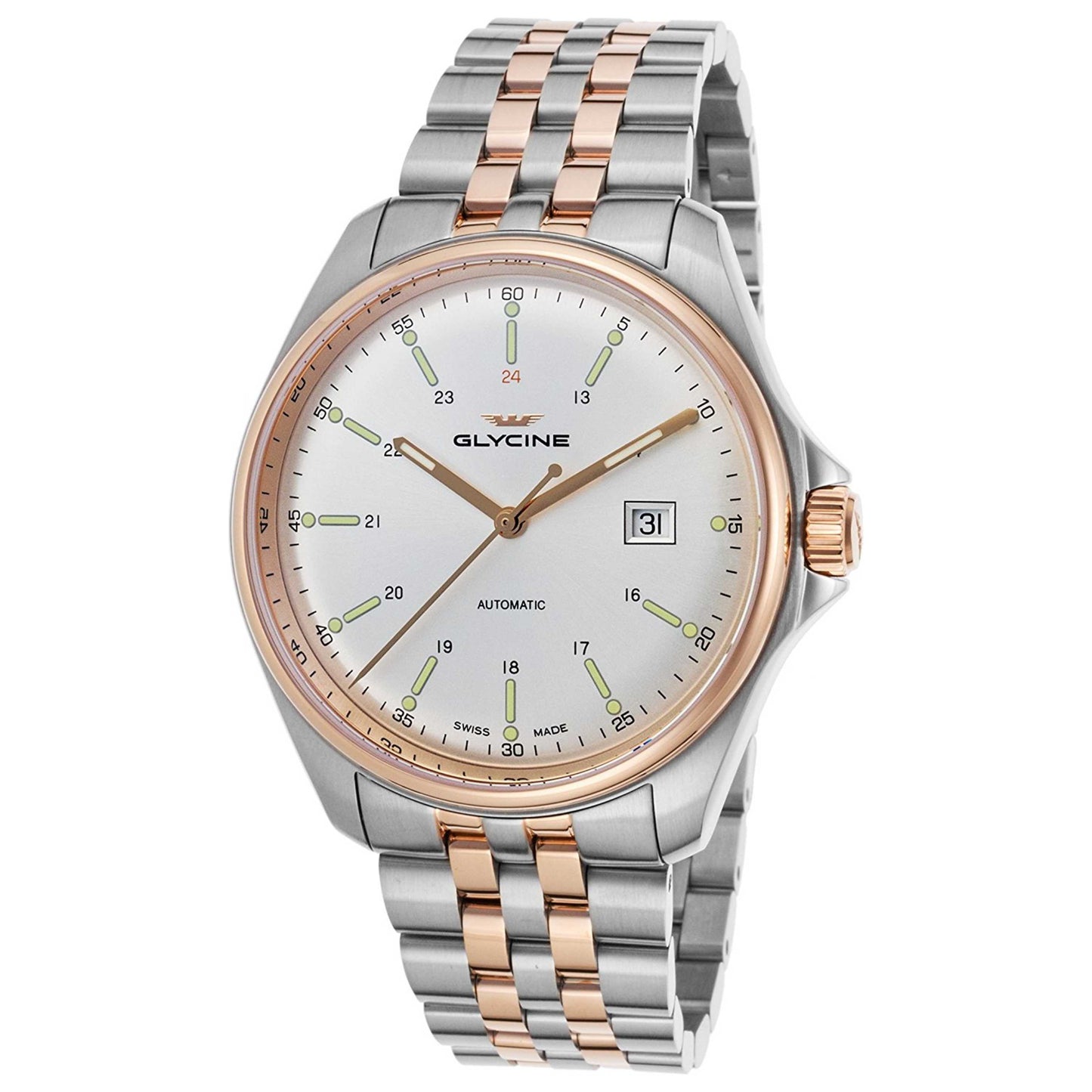 Front view of Glycine Combat 6 Classic Men's Automatic Watch GL0104