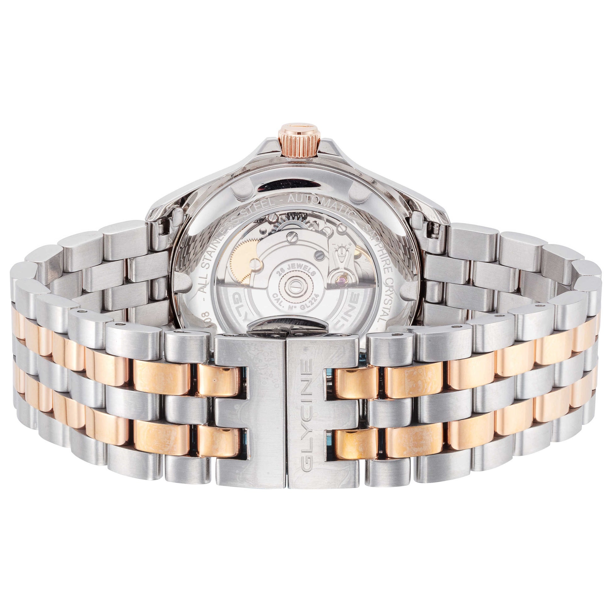 Back view of Glycine Combat 6 Classic Men's Automatic Watch GL0108