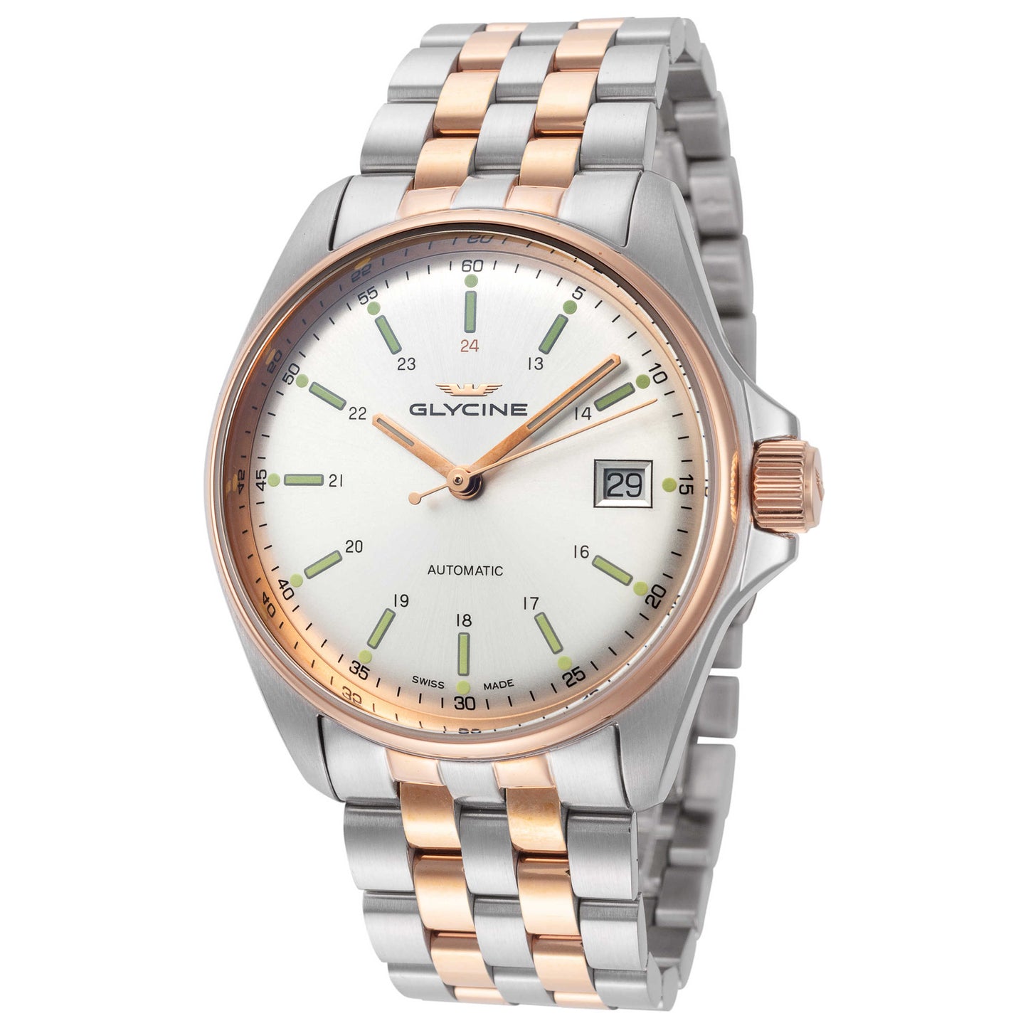 Front view of Glycine Combat 6 Classic Men's Automatic Watch GL0108