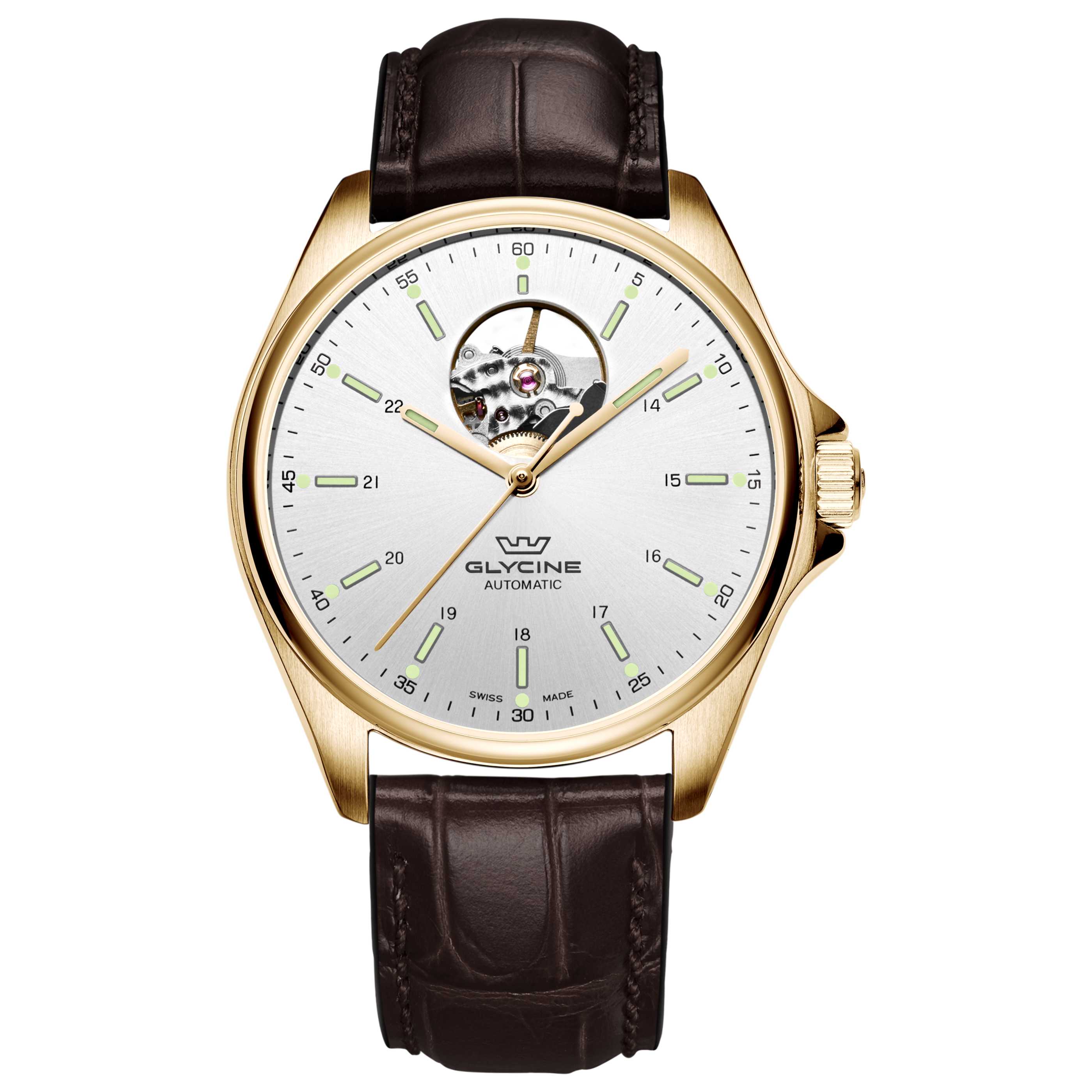 Glycine Combat Classic Open Heart Men's Watch GL0121 – Ashford.com