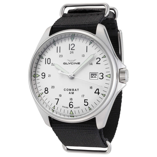 Front view of Glycine Combat 6 Vintage Men's Automatic Watch GL0124