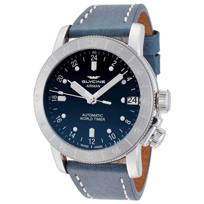 Front view of Glycine Airman 46 Purist Men's Automatic Watch GL0134