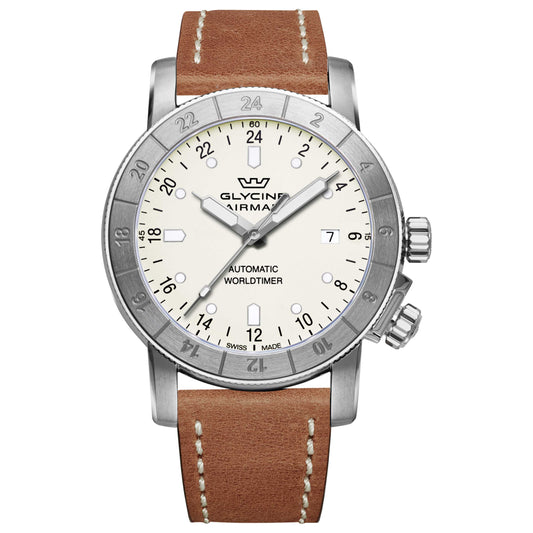 Front view of Glycine Airman Purist Men's Automatic Watch GL0141