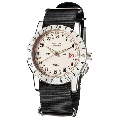 Front view of Glycine Airman Vintage 1953 Limited Men's Automatic Watch GL0157
