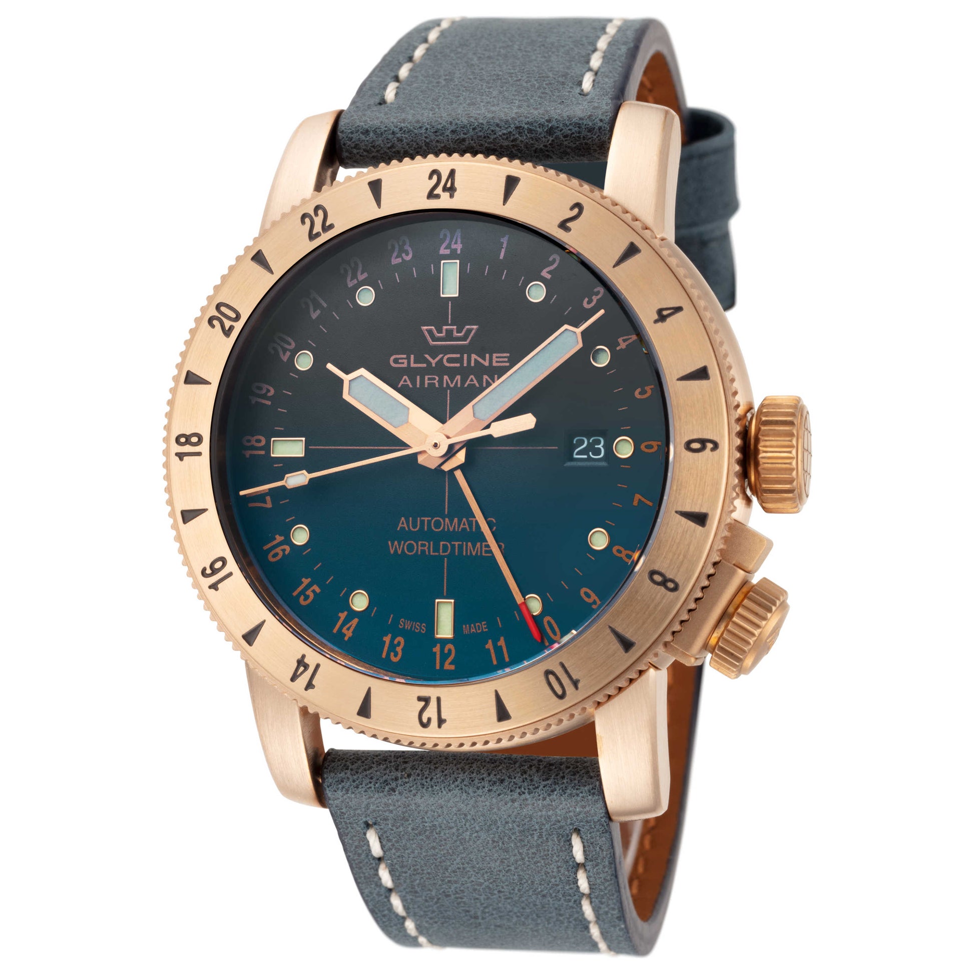 Front view of Glycine Airman Men's Automatic Watch GL0167