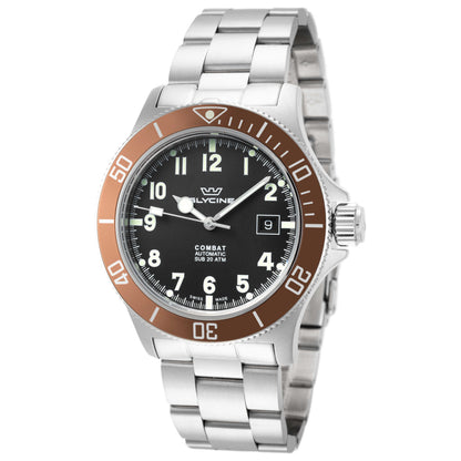 Front view of Glycine Combat Sub 42 Men's Automatic Watch GL0171
