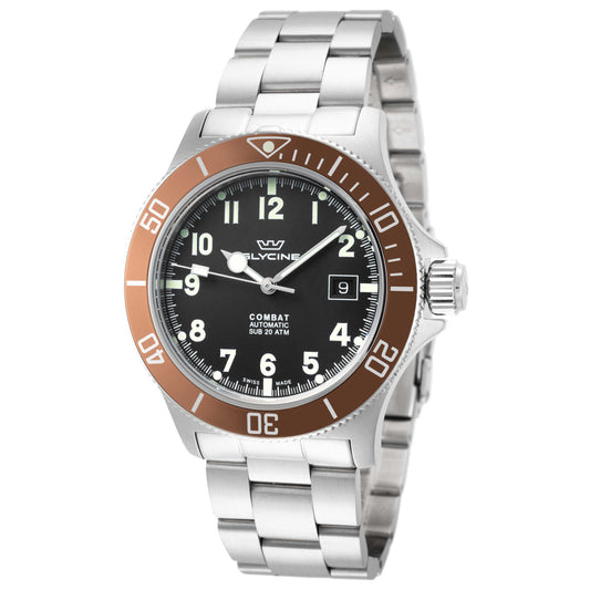 Front view of Glycine Combat Sub 42 Men's Automatic Watch GL0171