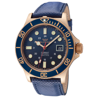 Front view of Glycine Combat Sub 42 Men's Automatic Watch GL0174