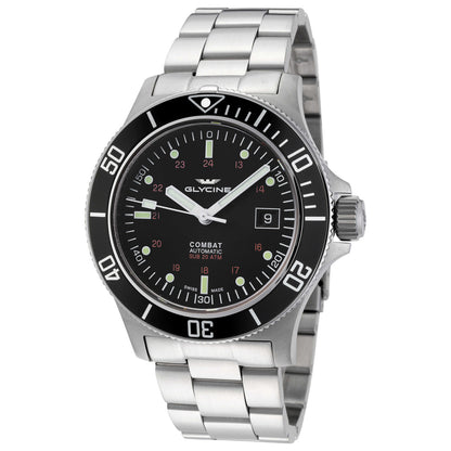 Front view of Glycine Combat Sub 42 Men's Automatic Watch GL0185