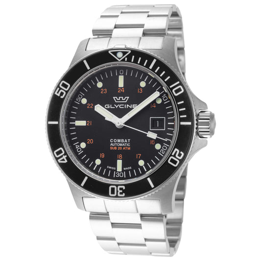 Front view of Glycine Combat Sub Men's Automatic Watch GL0185