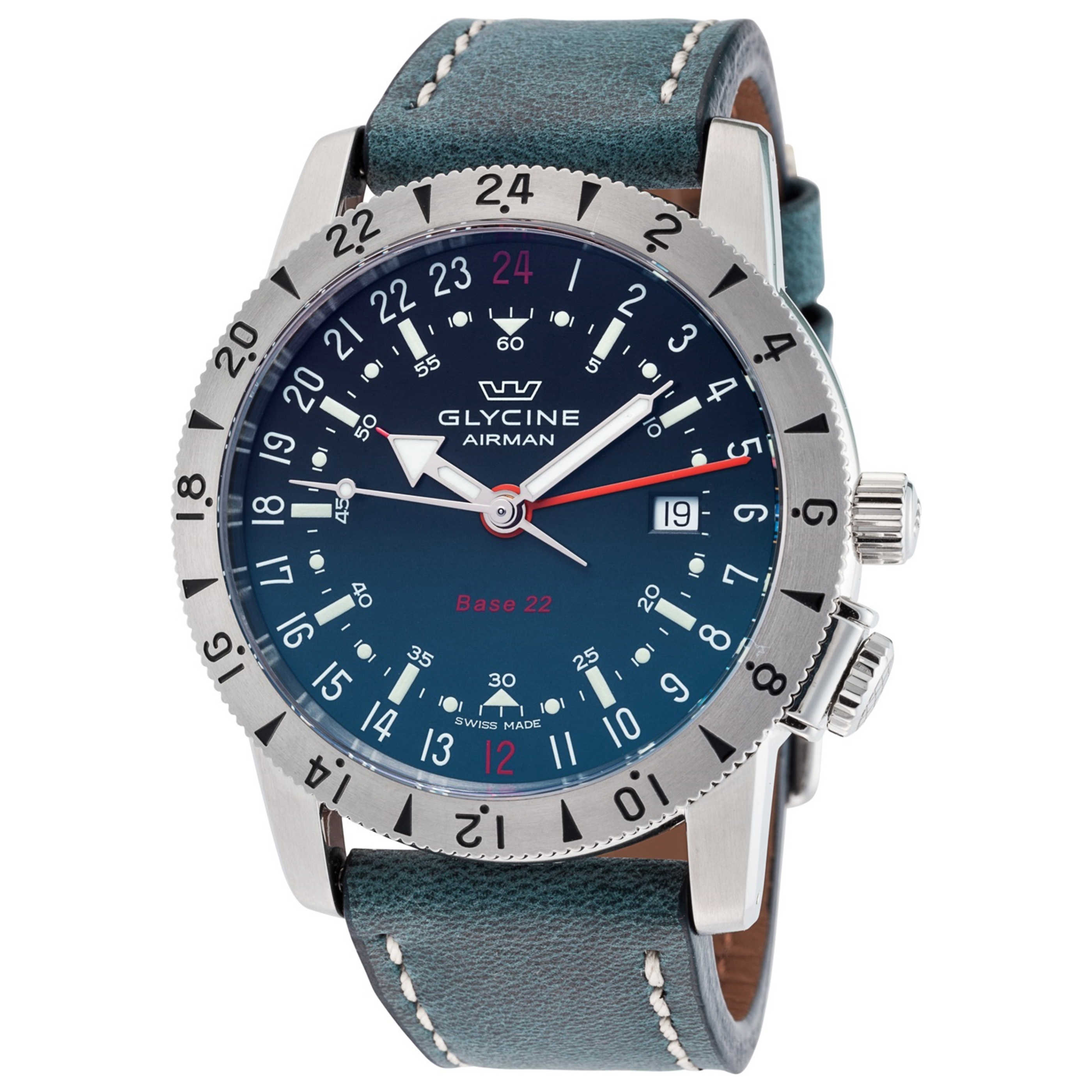 Glycine Airman Base 22 GMT Men's Watch GL0203 – Ashford.com