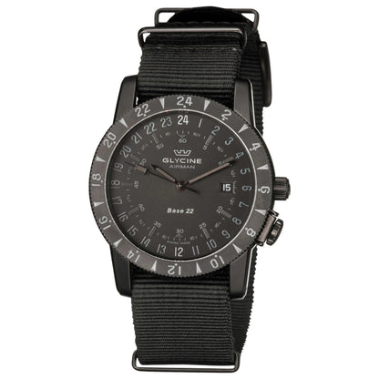 Front view of Glycine Airman Base 22 Purist Men's Automatic Watch GL0216