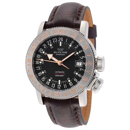 Front view of Glycine Airman 18 Purist Men's Automatic Watch GL0228