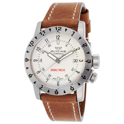 Front view of Glycine Airman Double Twelve Men's Automatic Watch GL0232