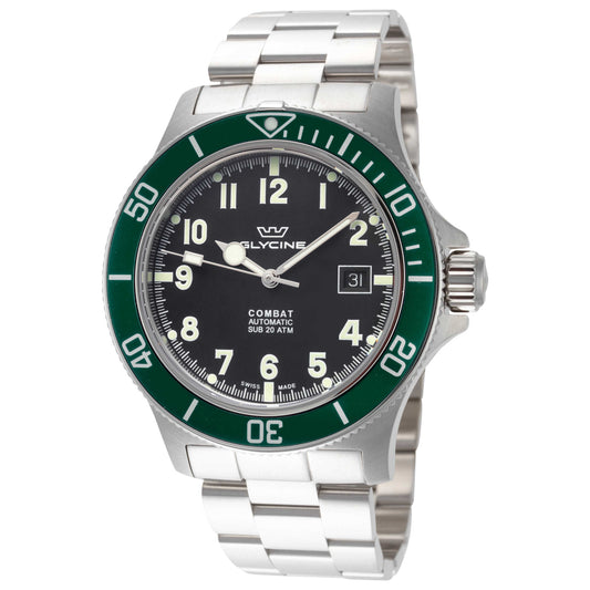Front view of Glycine Combat Sub Men's Automatic Watch GL0253