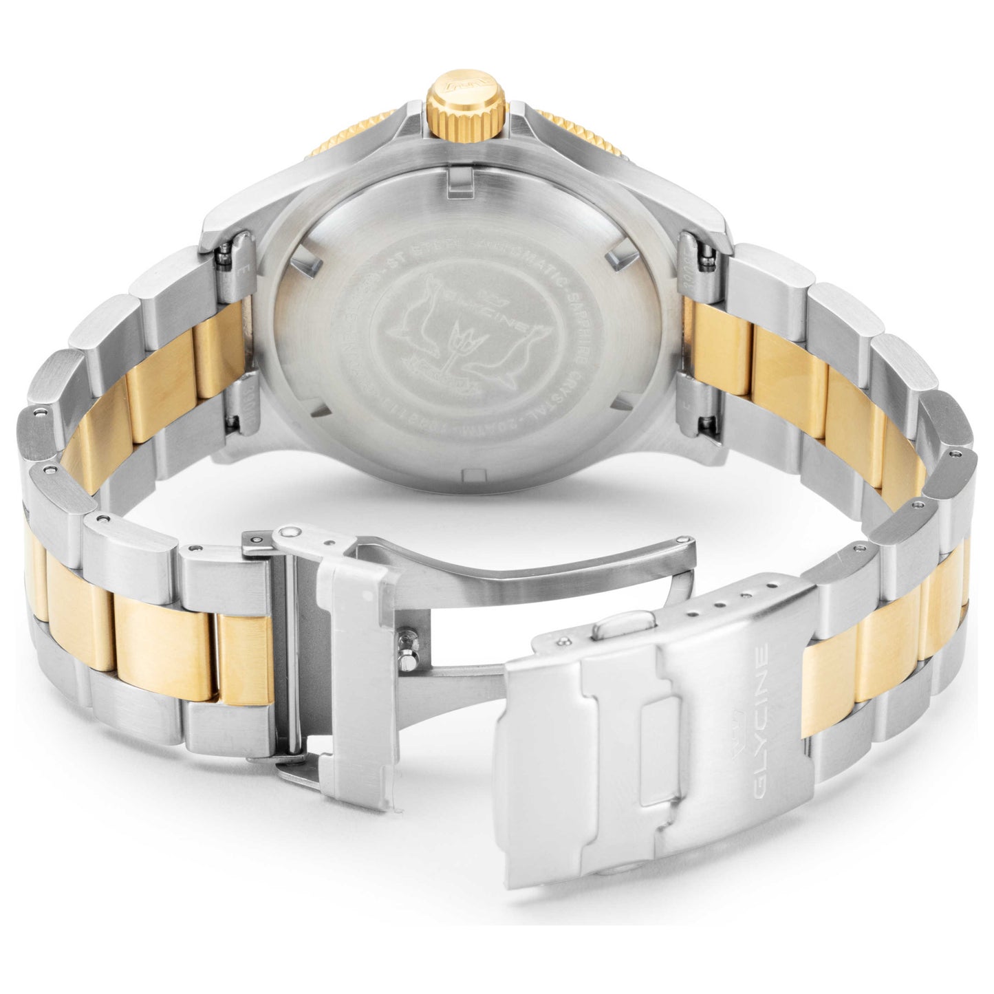 Back view of Glycine Combat Sub Vintage 42 Men's Automatic Watch GL0262