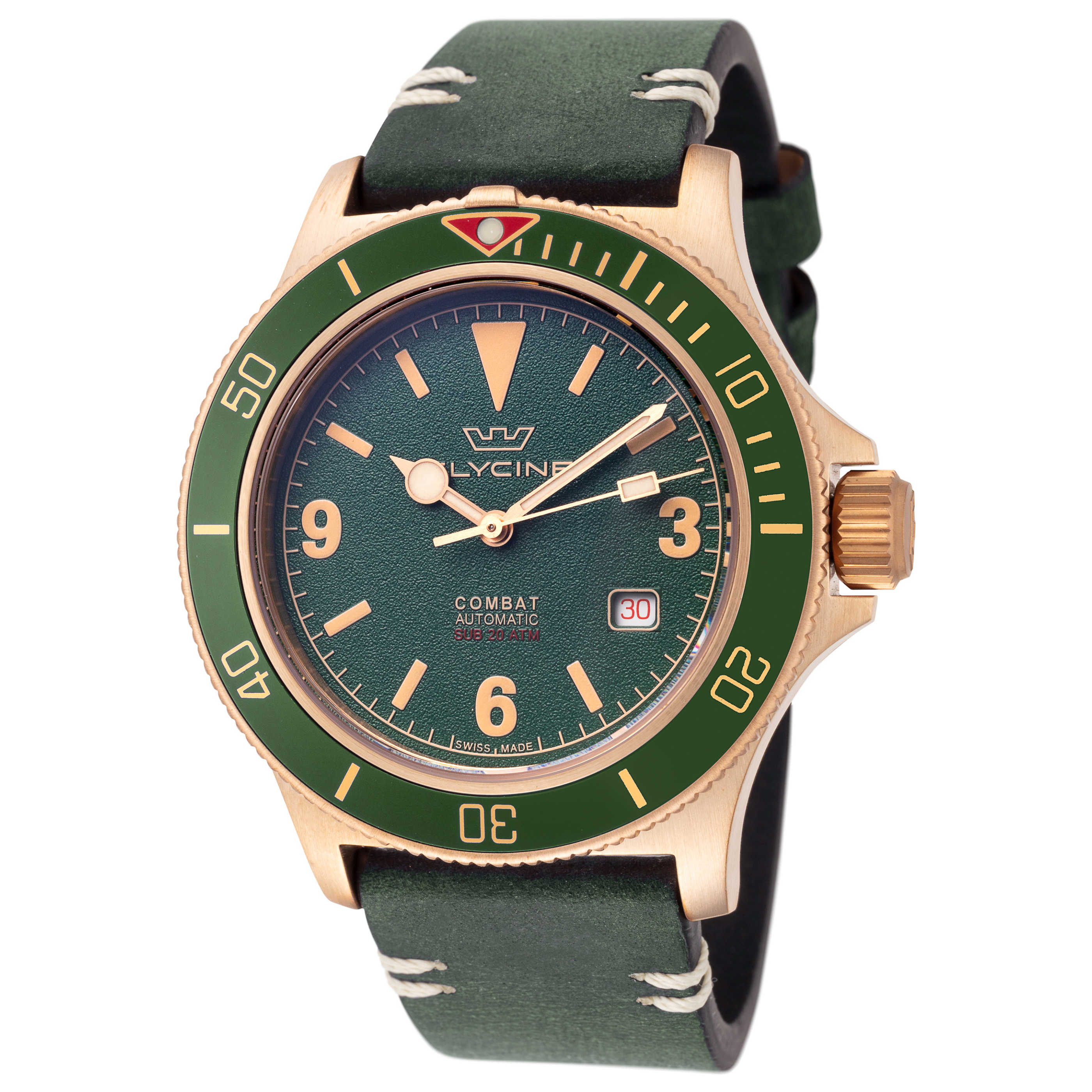 GLYCINE　AUTOMATIC Combat SUB Glycine Combat Sub Vintage 42 Men's Watch GL0268 – Ashford.com