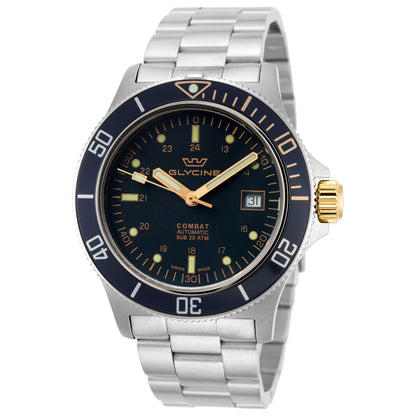 Front view of Glycine Combat Sub 42 Men's Automatic Watch GL0271