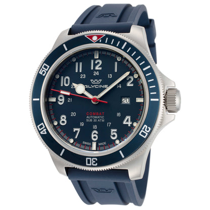 Front view of Glycine Combat Sub 46 Men's Automatic Watch GL0275