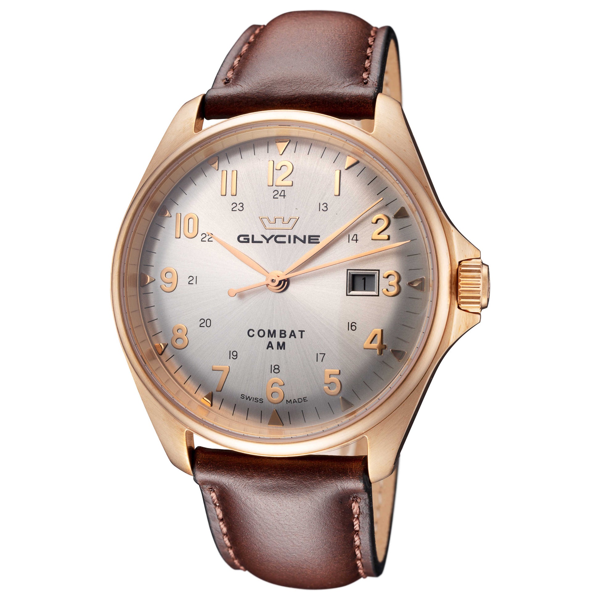 Front view of Glycine Combat 6 Classic Men's Automatic Watch GL0286