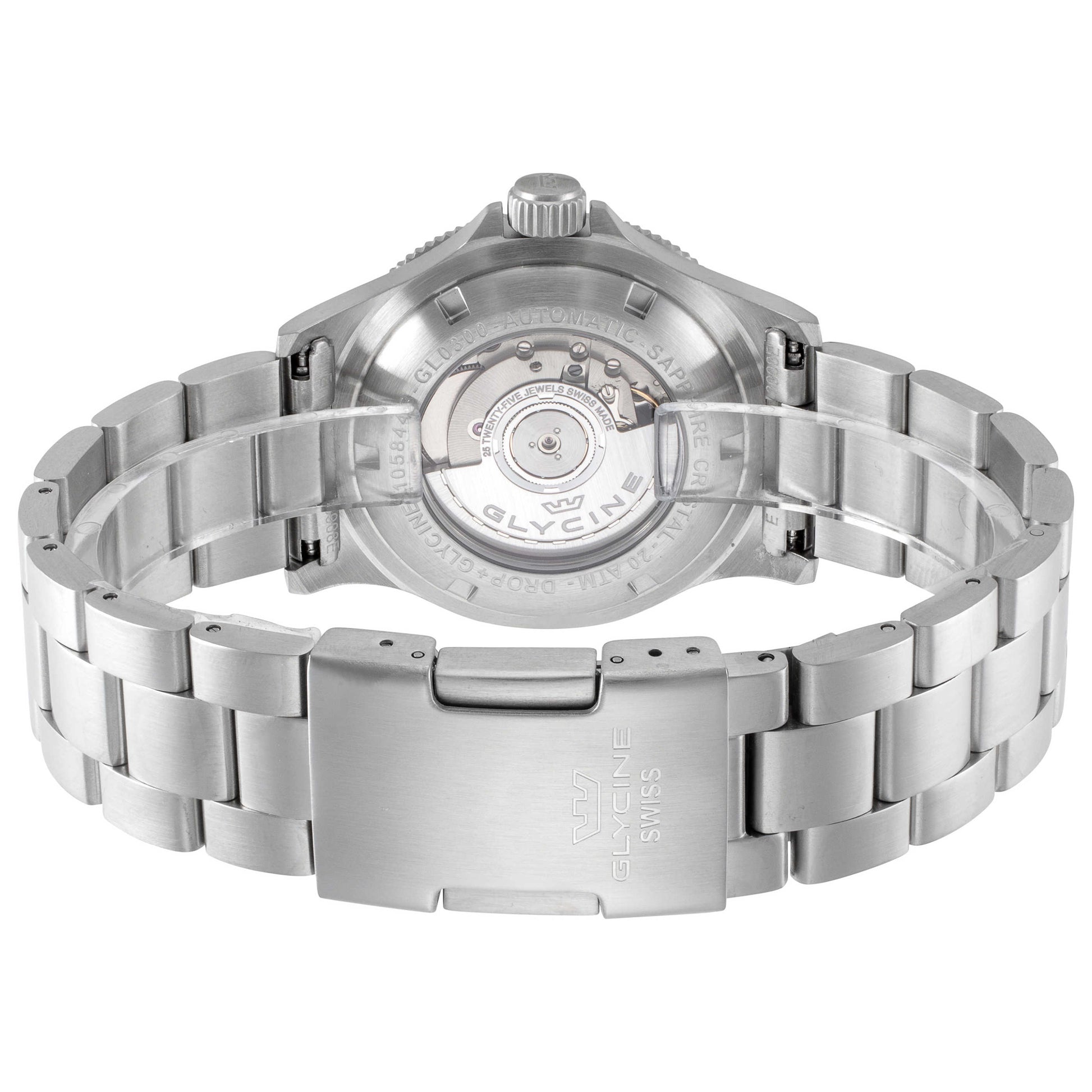 Back view of Glycine Combat Sub Men's Automatic Watch GL0300
