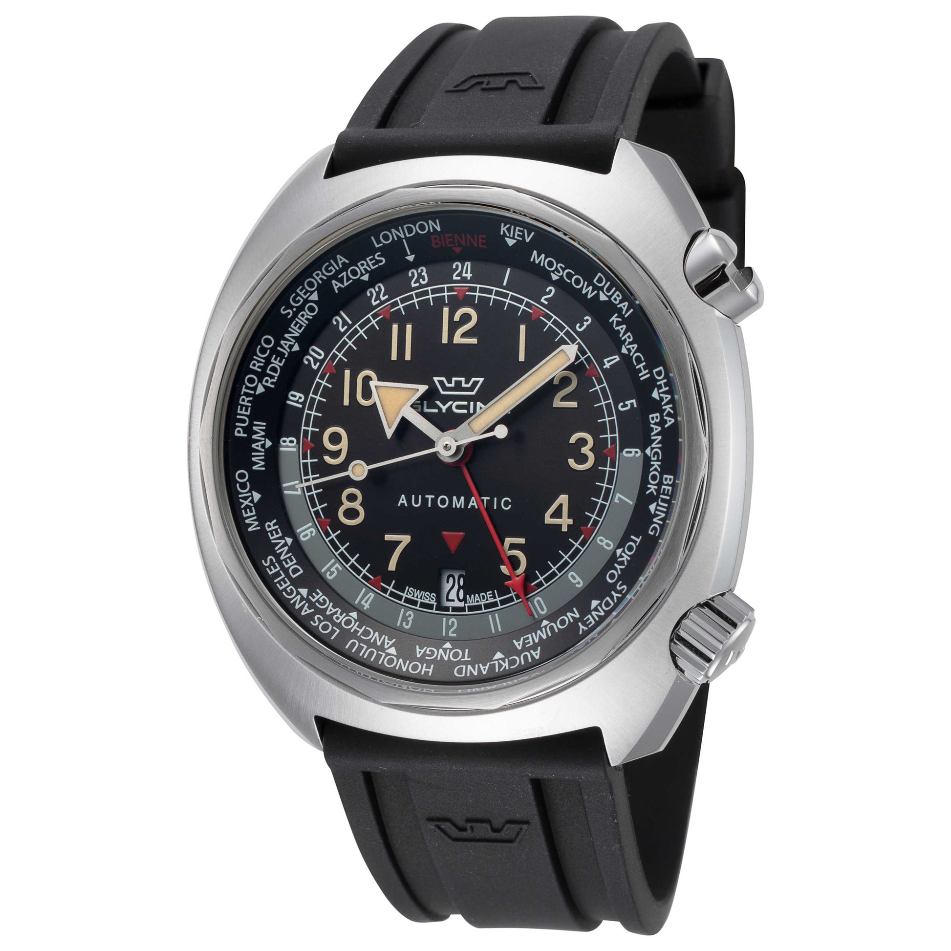 Front view of Glycine Airman SST Men's Automatic Watch GL0312