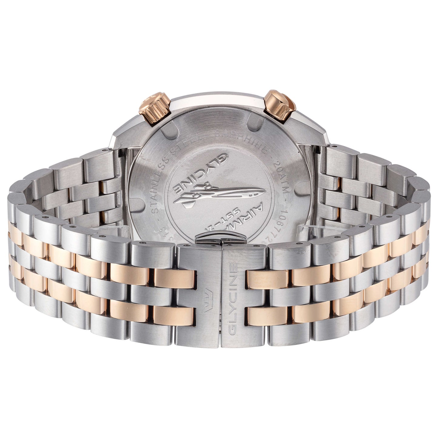 Back view of Glycine Airman SST Men's Automatic Watch GL0313