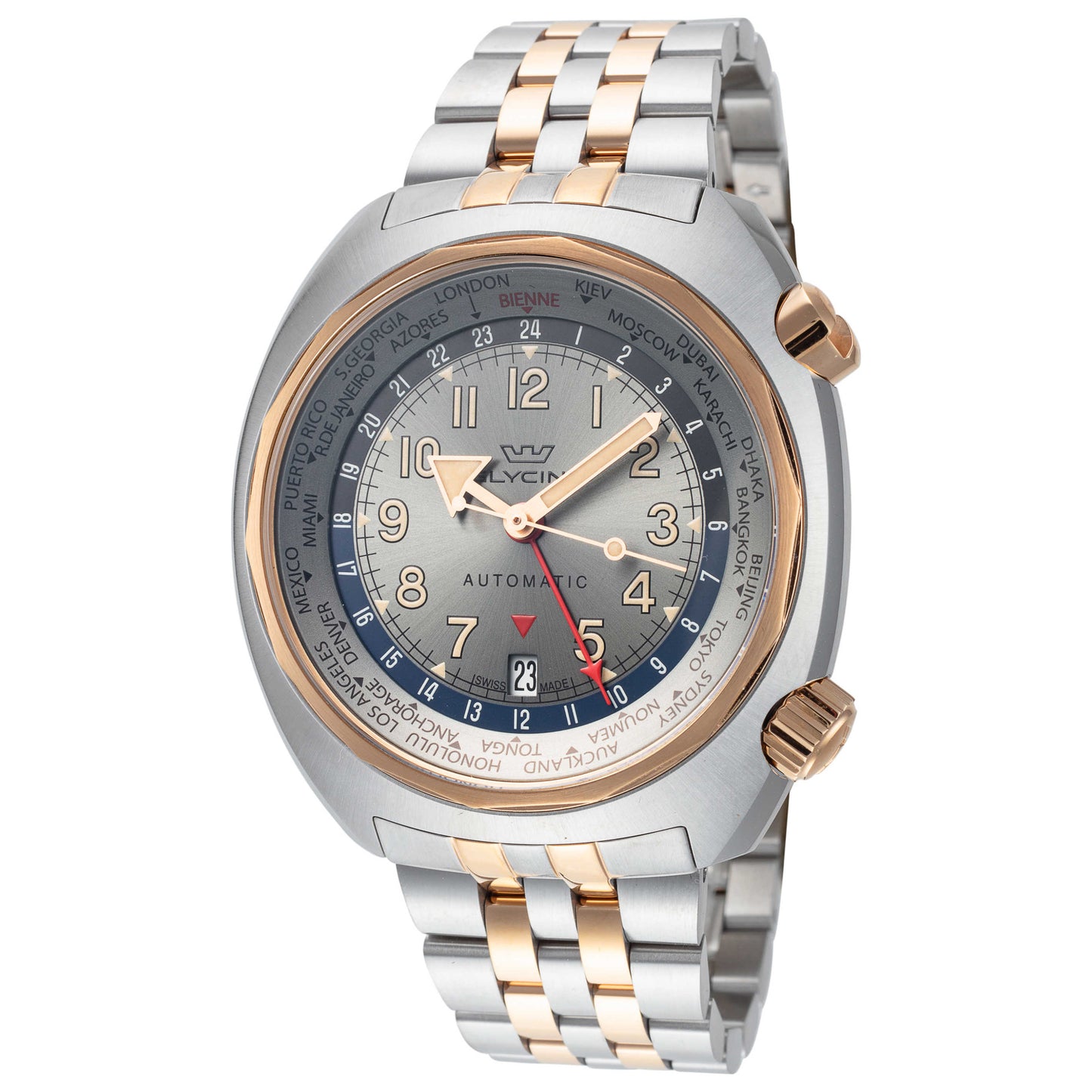 Front view of Glycine Airman SST Men's Automatic Watch GL0313