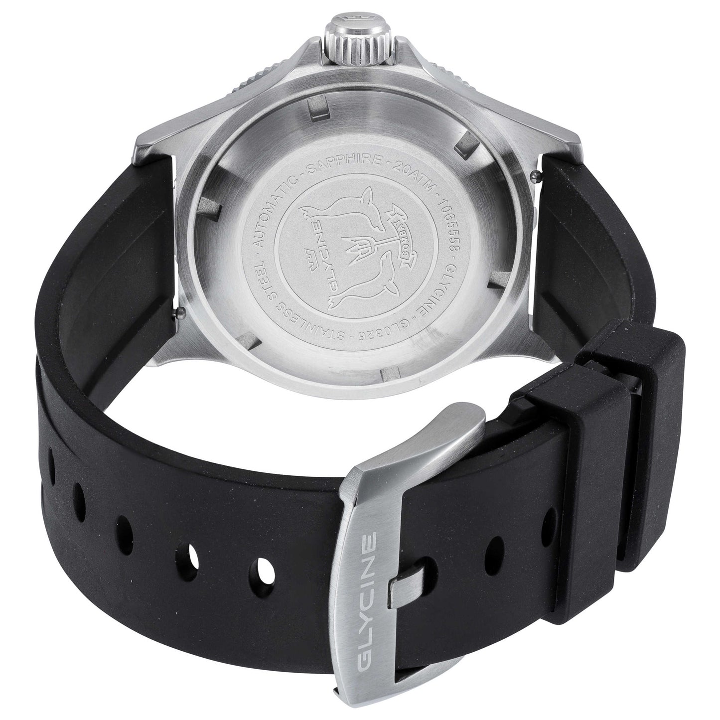 Back view of Glycine Combat Sub Sport 42 Men's Automatic Watch GL0326